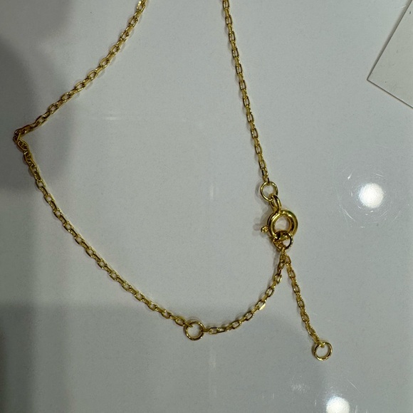 2CT YELLOW GOLD MOISSANITE PENDANT NECKLACE - Picture 9 of 10